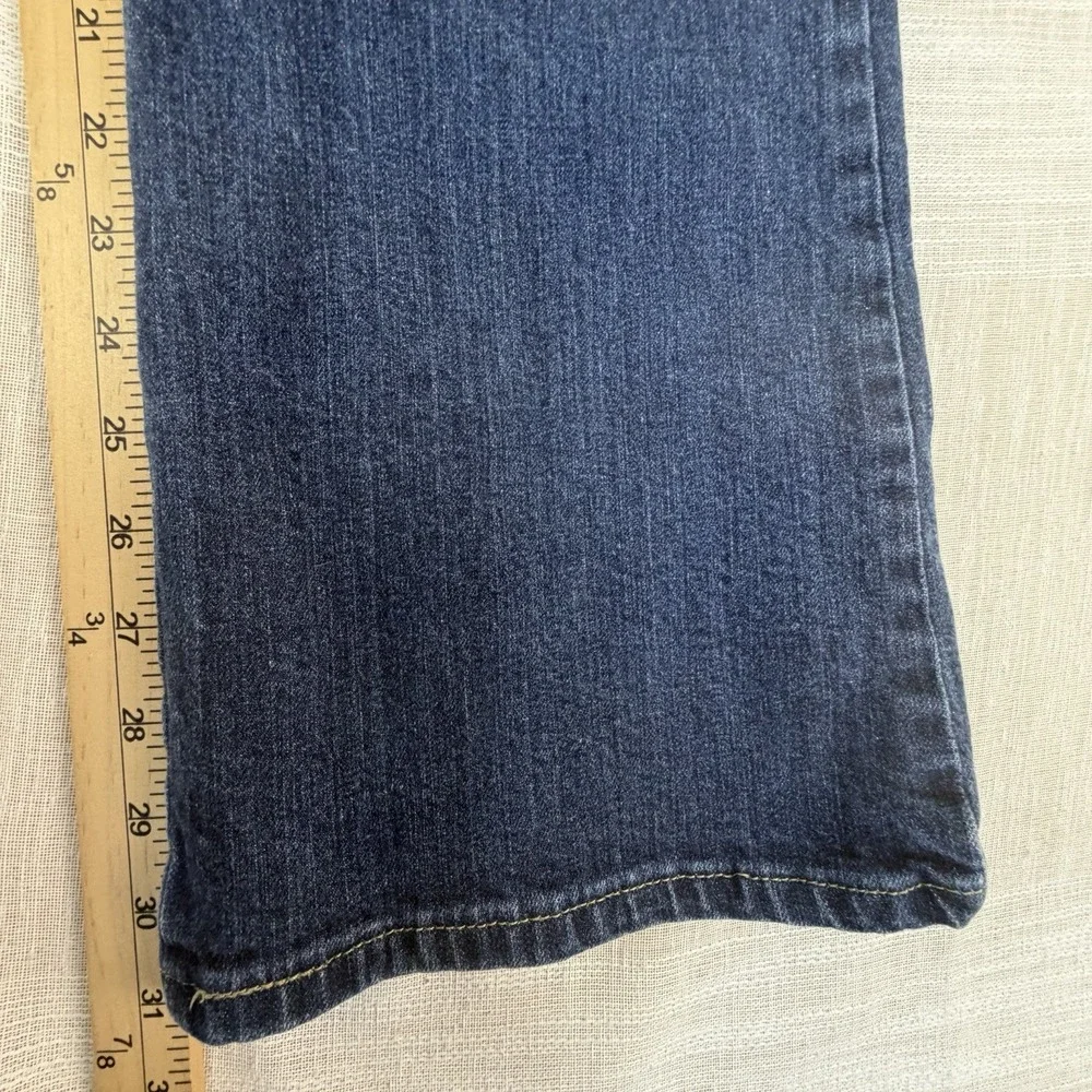 Levis 515 Bootcut‎ Womens Jeans 16P Medium Wash Blue Denim Mid Rise Stretch